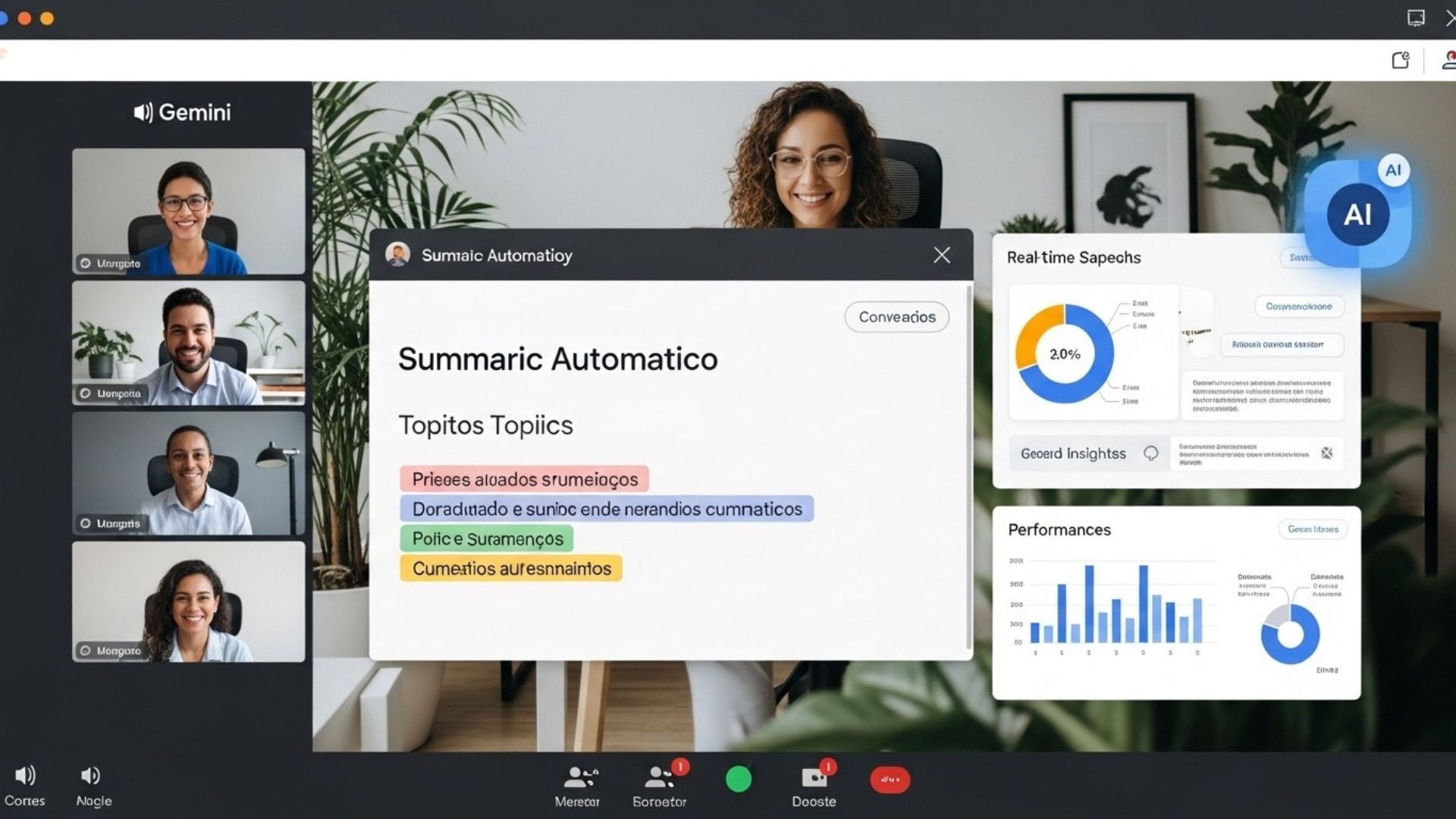 Inteligência Artificial no Google Meet: o poder do Gemini em ação