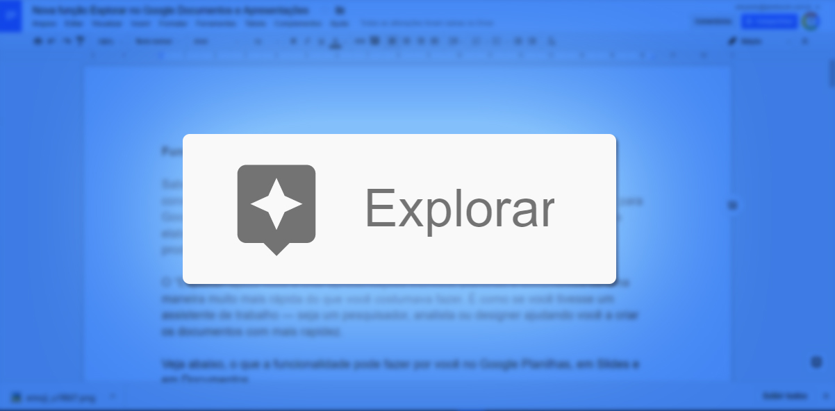 Funcionalidade “Explorar” do Google Docs é o seu novo assistente de trabalho