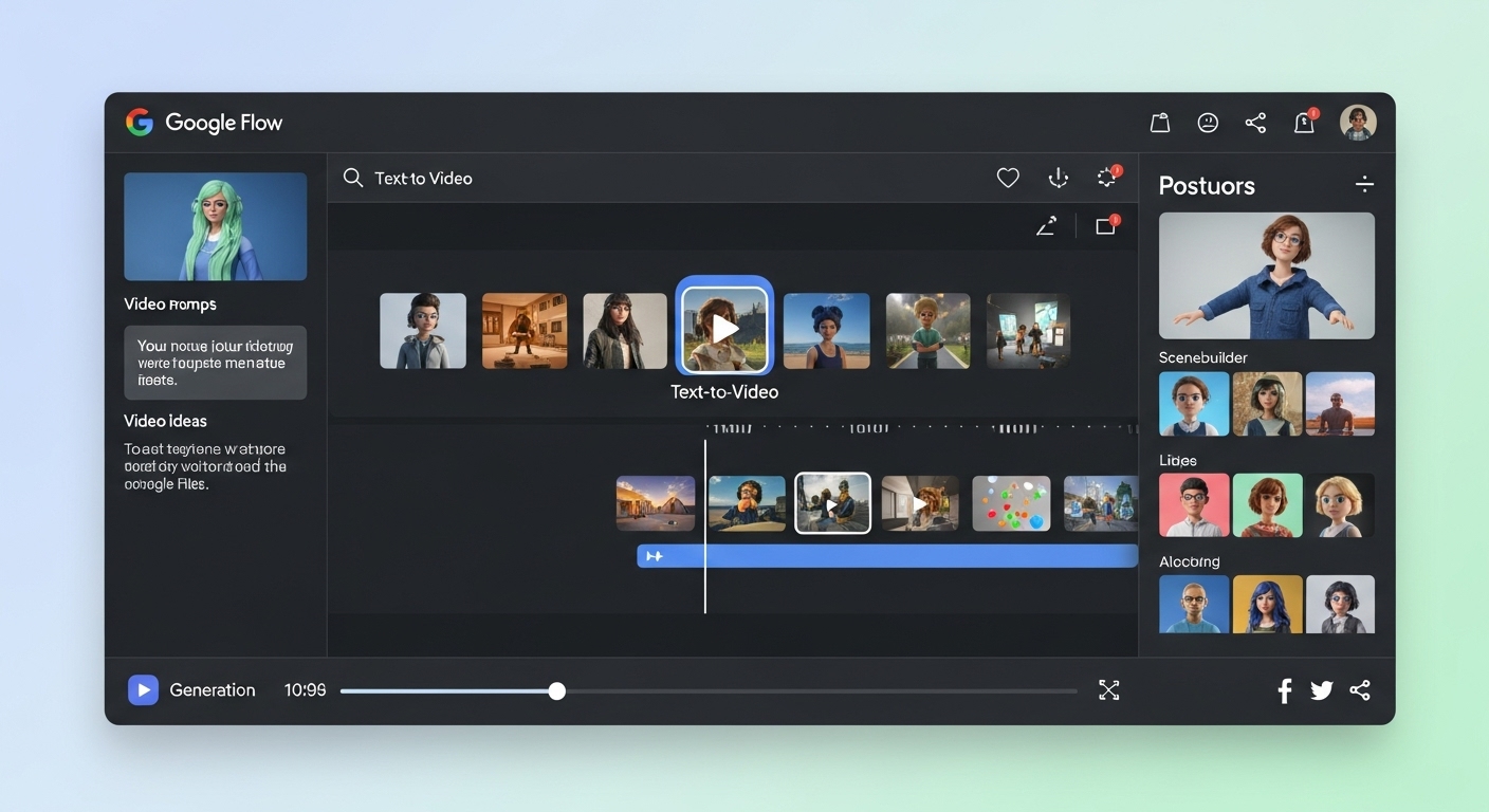 Flow: a nova fronteira da criação de vídeos com IA no Google Labs